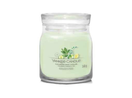 YANKEE CANDLE CUCUMBER MINT COOLER SIGNATURE STŘEDNÍ