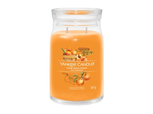 YANKEE CANDLE FRESH FARM PEACH SIGNATURE VELKÝ