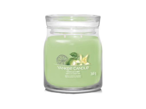 YANKEE CANDLE VANILLA LIME SIGNATURE STŘEDNÍ