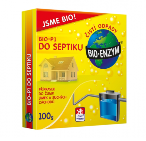 Aktivátor septiků BIO-P1 100g+20% zdarma