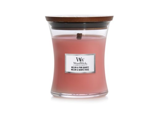 Woodwick Melon & Pink Quartz váza střední