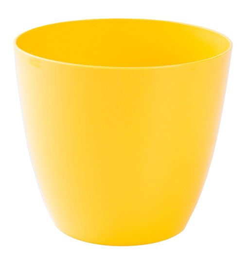 Ella Lesk dekorativní květináč žlutá 18cm