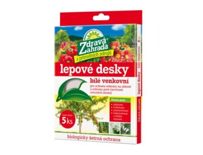 Zdravá zahrada - Lepové desky bílé 5ks venkovní