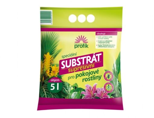 Substrát pro pokojové rostliny PROFÍK 5l supresivní