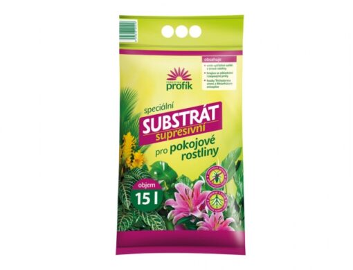 Substrát pro pokojové rostliny PROFÍK 15l supresivní