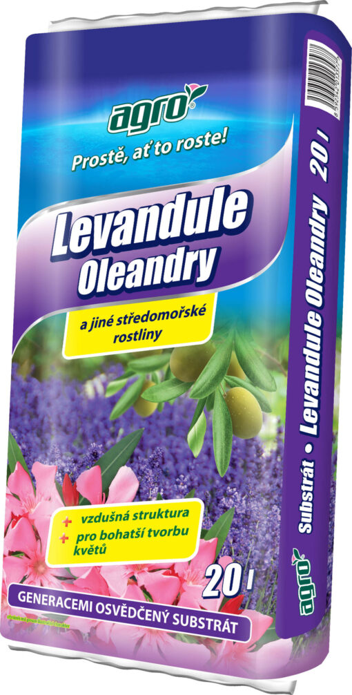 AGRO Substrát levandule a oleandry 20l