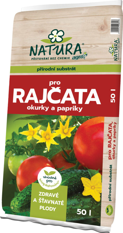 NATURA Substrát pro rajčata, okurky a papriky 50l