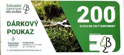 Poukaz 200kč