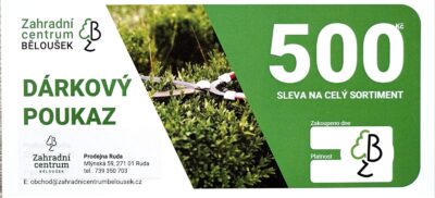 Poukaz 500kč