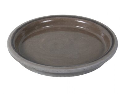 Podmiska DISKO d28cm/glaz./umbra-šedohnědá/SP+