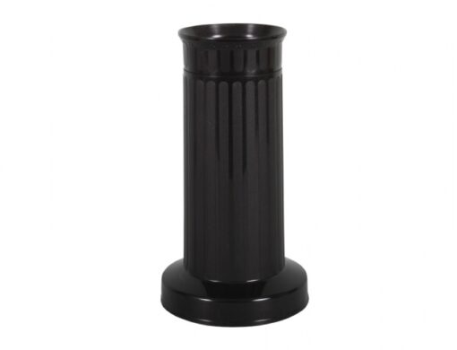 Váza hřbitovní SLOUP d12x22h/těžká/černá