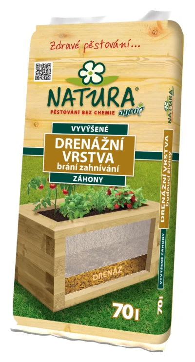 NATURA Drenáž pro vyvýšené záhony 70 l