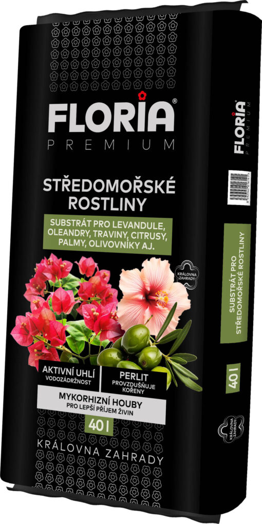 FLORIA PREMIUM Substrát pro středomořské rostliny 40 l