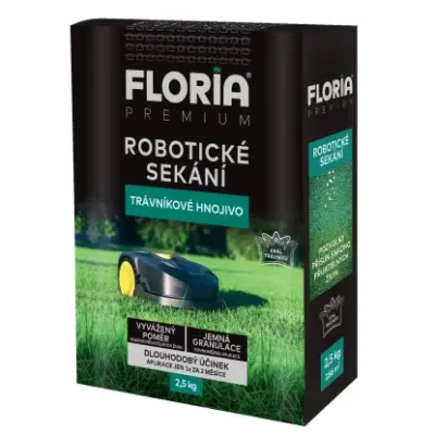Floria PREMIUM trávníkové hnojivo pro robotické sekání 2,5kg