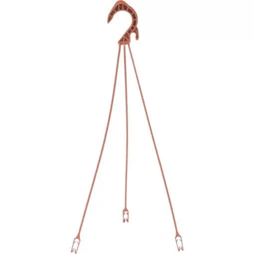 Závěs na květináč Nicoli 38cm - terakota