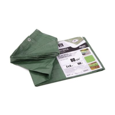 Plachta 80g ZELENÁ 2x6m