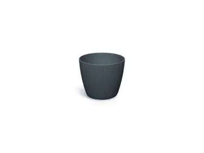 DLAM180-S433 Květináč LAMIA 17,8 cm - antracit