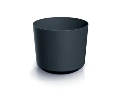 DPOS130-S433 Květináč TUBO 12,8 cm - antracit