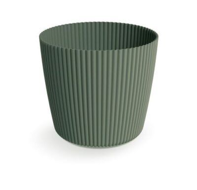 DMI170-2411U Květináč MILLY ROUND 16,9cm tm. zelený